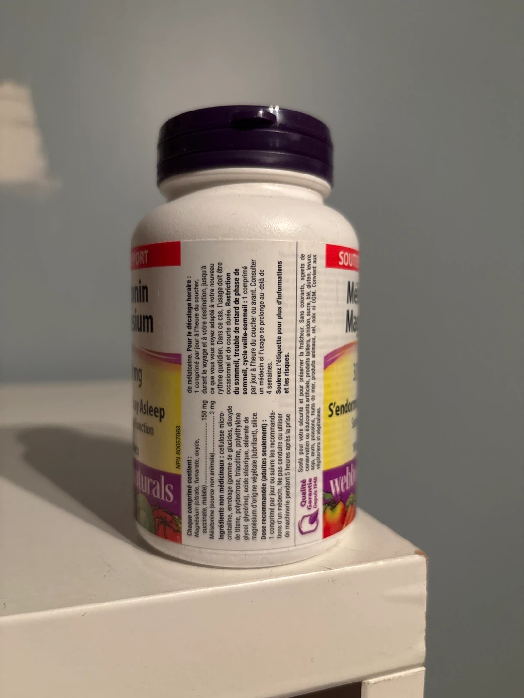 Webber Naturals Melatonin Magnesium 3/150mg - photo 2