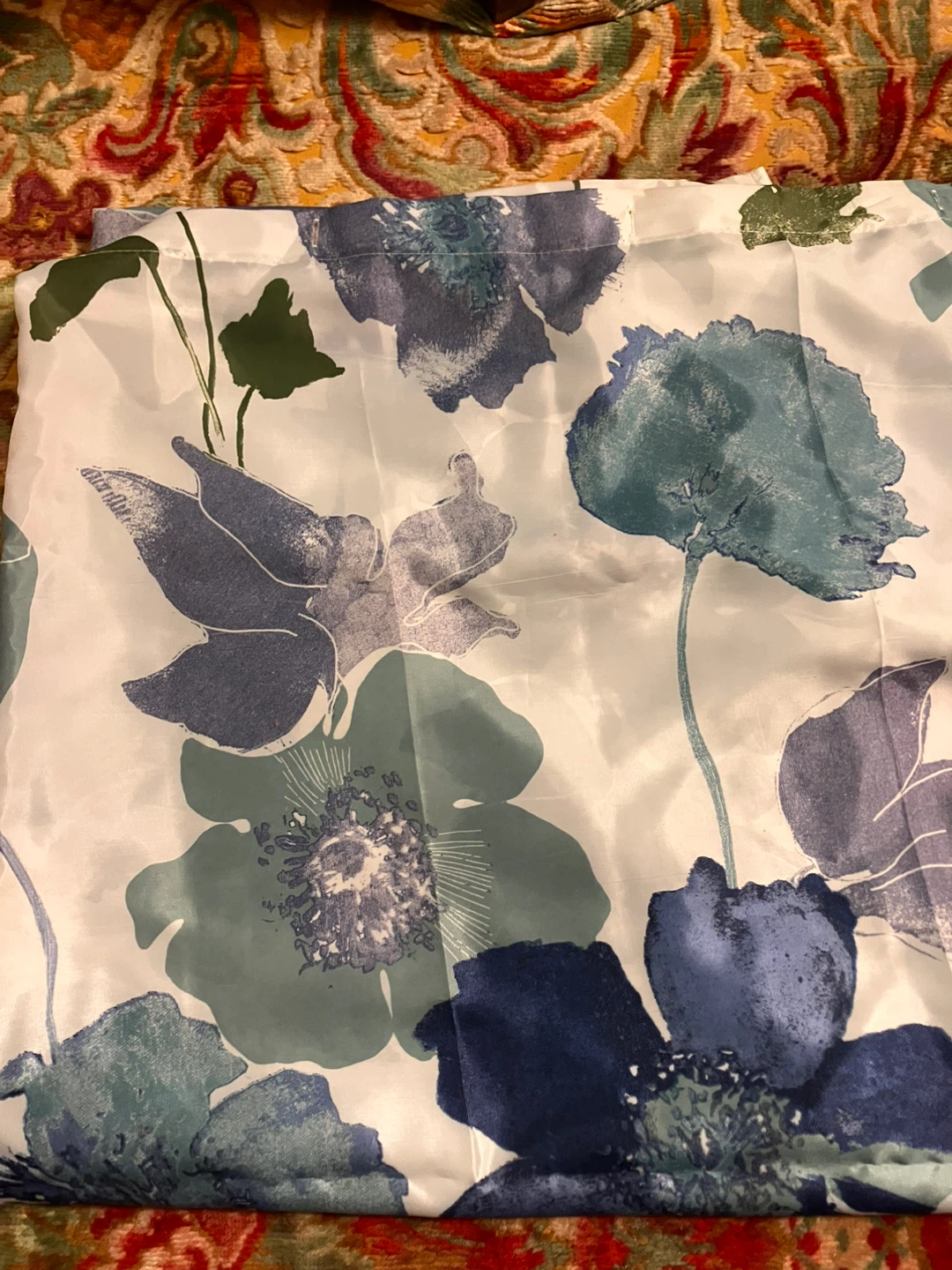 Flower shower curtain