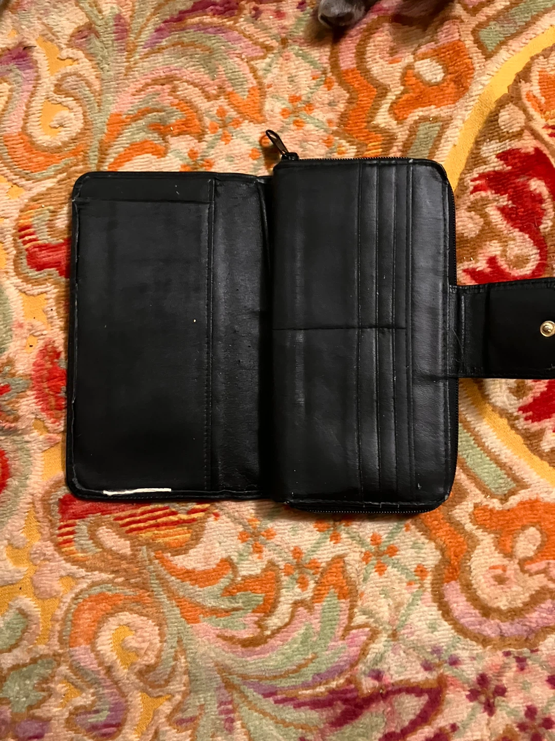 Black leather wallet - photo 4