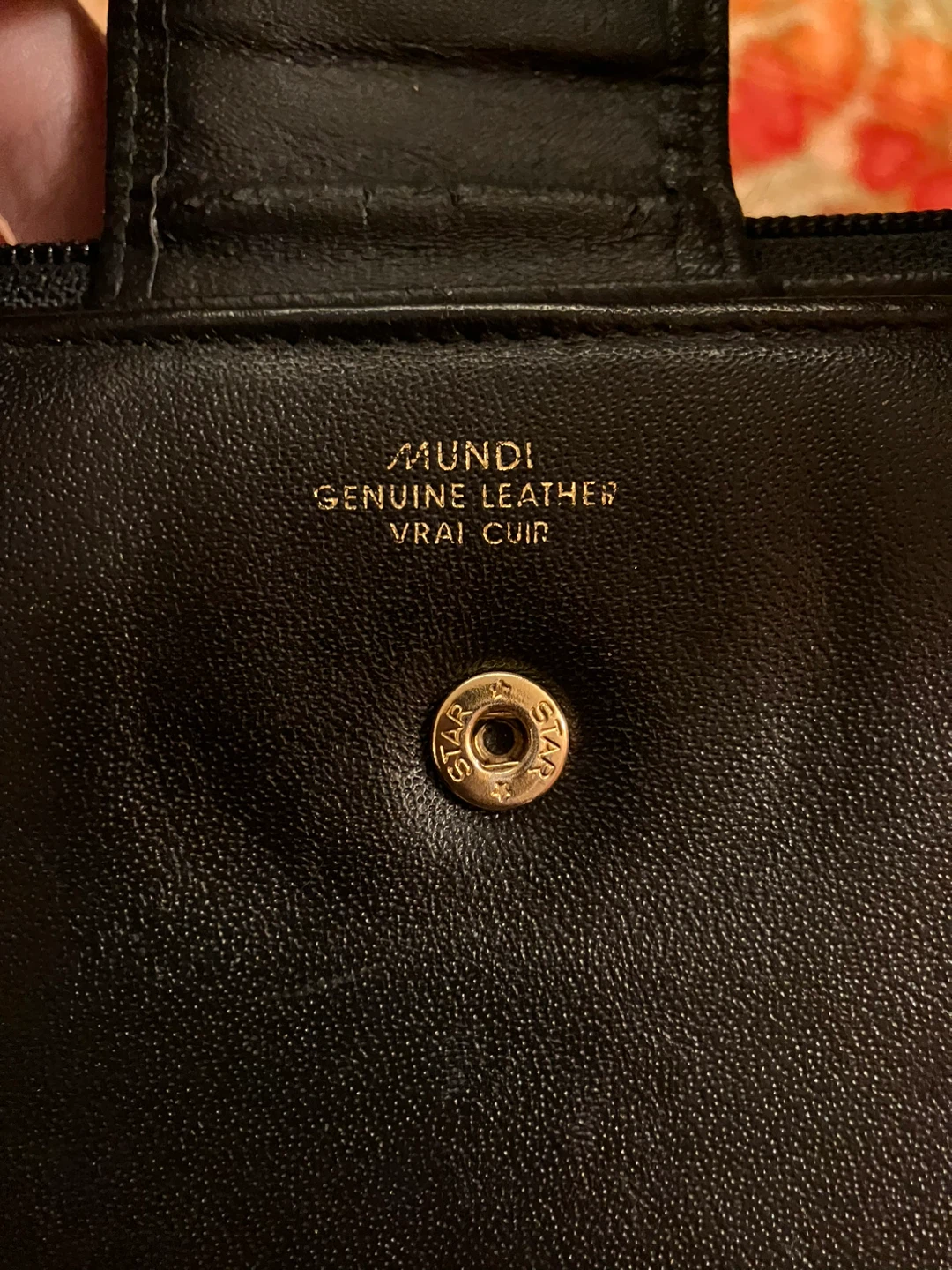 Black leather wallet - photo 2