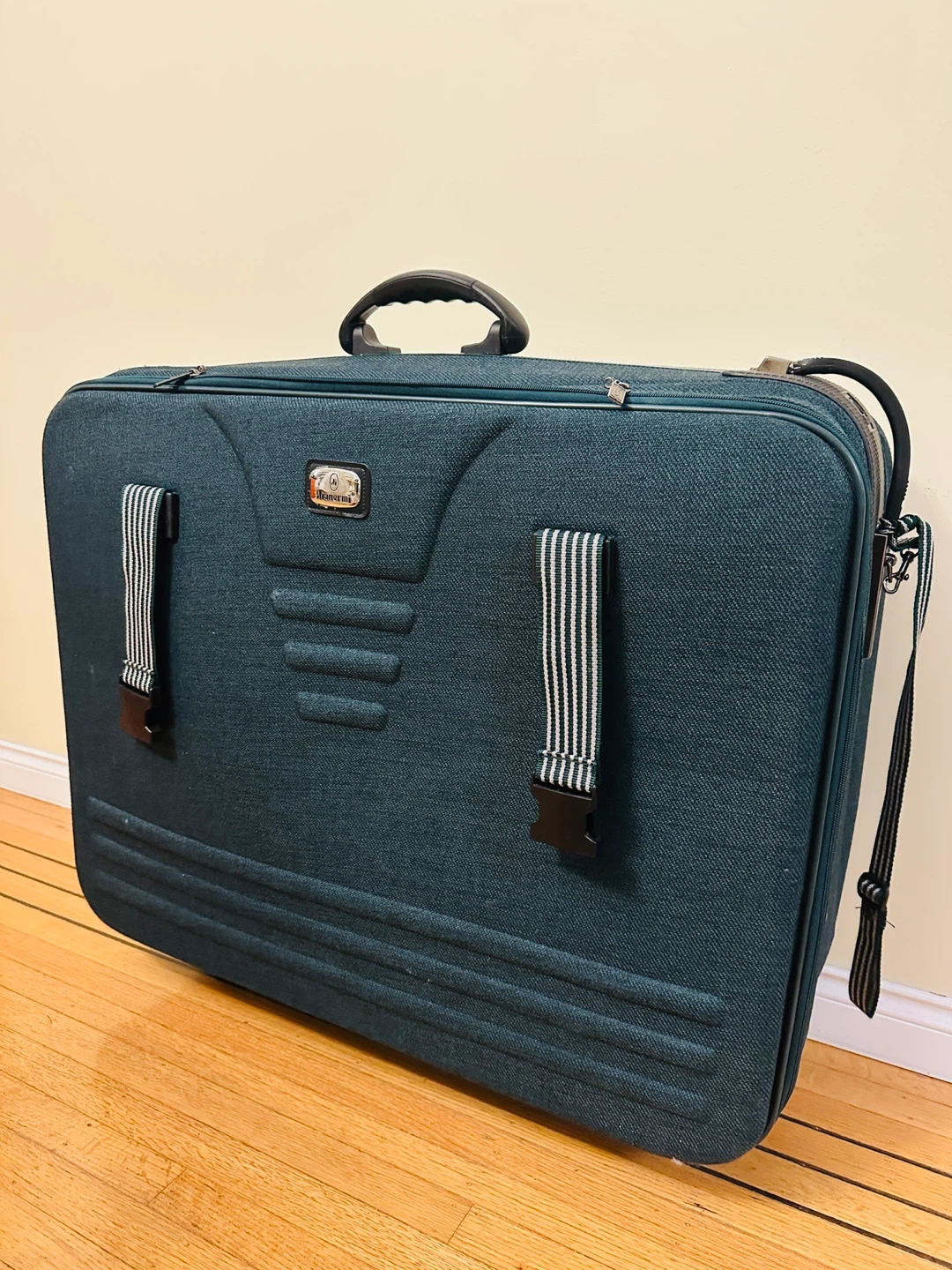 Jianermi Green Suitcase