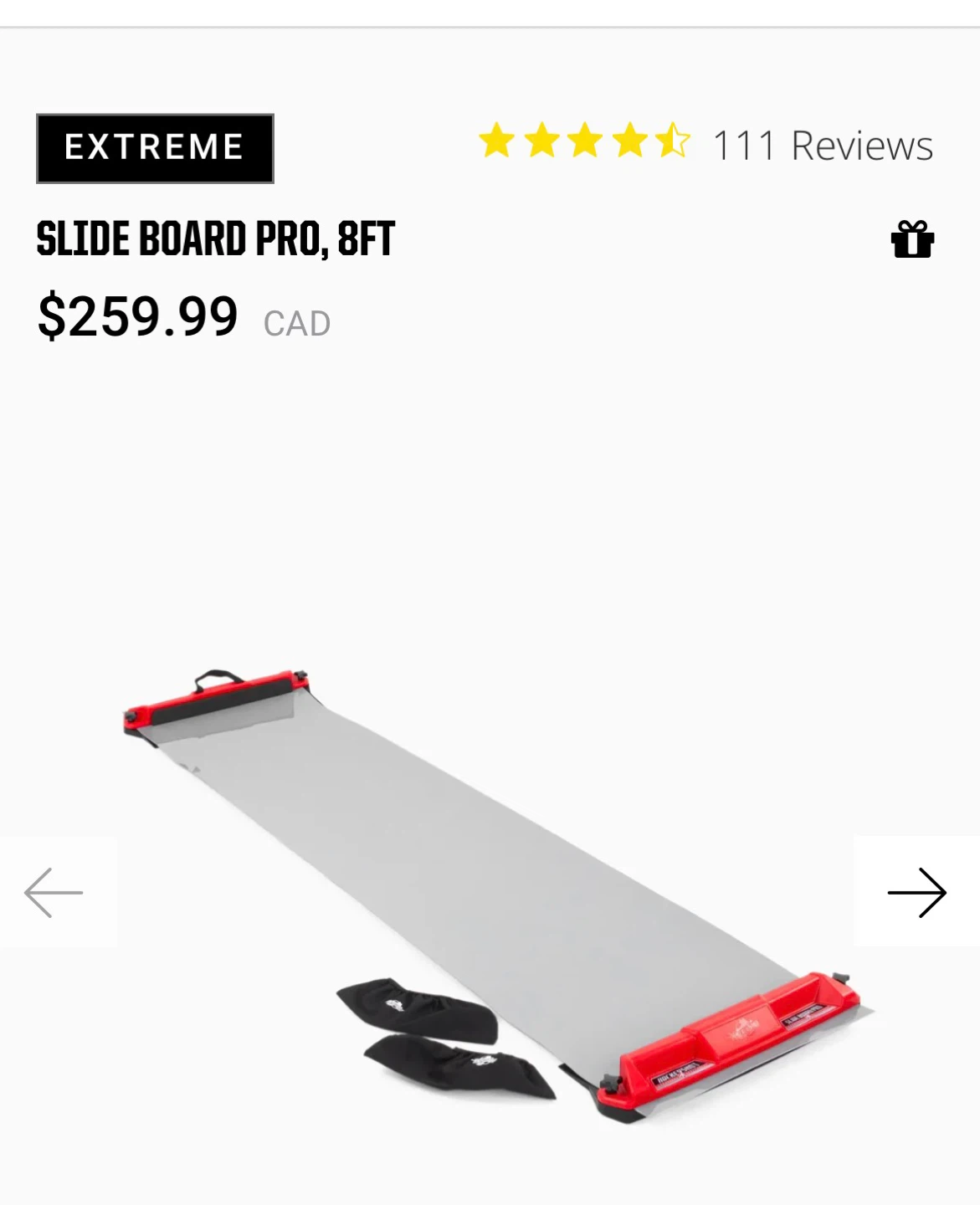 Extreme Slide Board Pro, 8ft