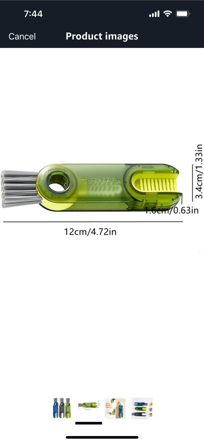 NEW-3-in-1 Bottle Cap Detail Brush,3 pack - photo 3