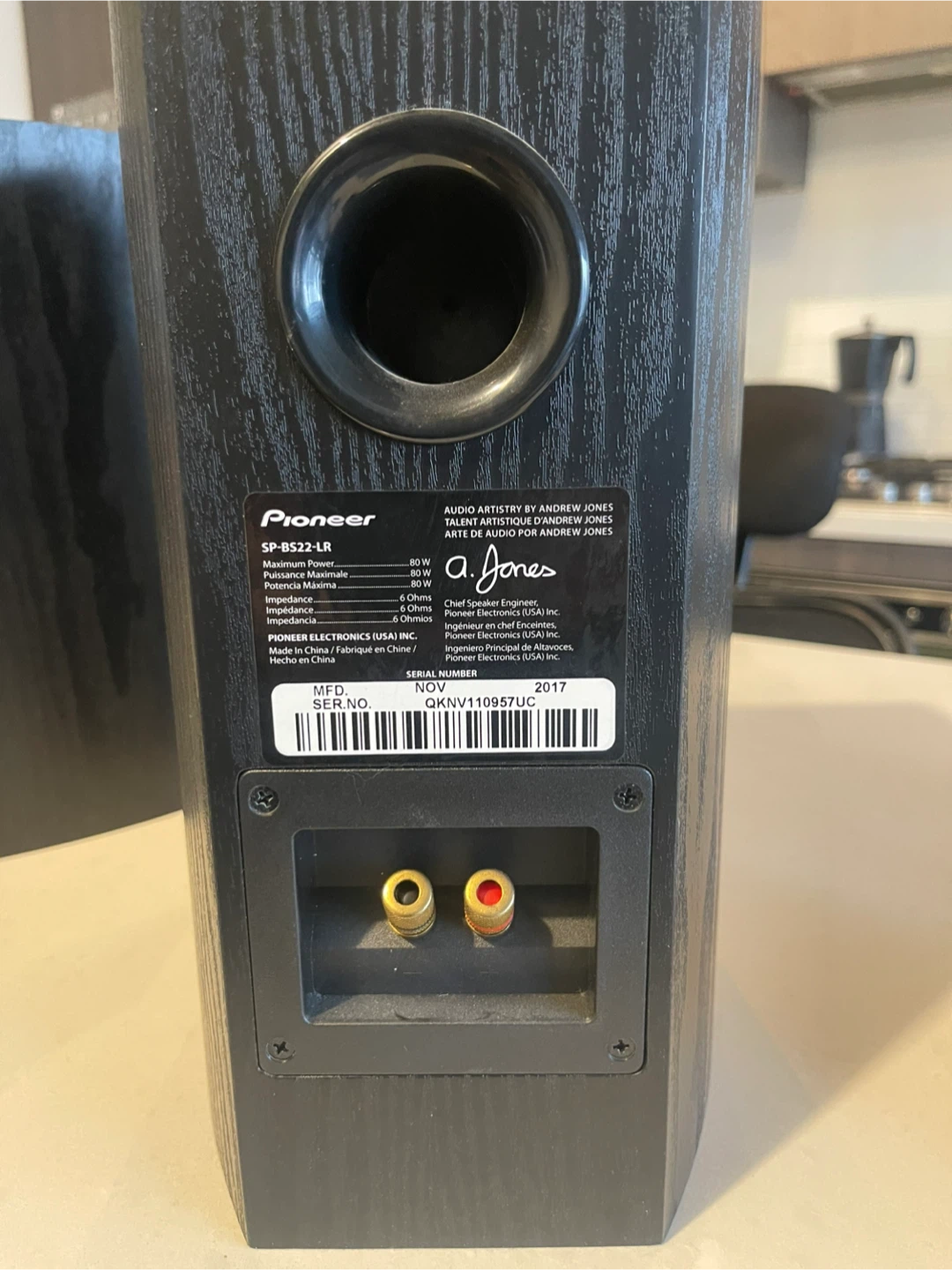 Pioneer Andrew Jones Bookshelf Speakers (SP-BS22-LR) - photo 4