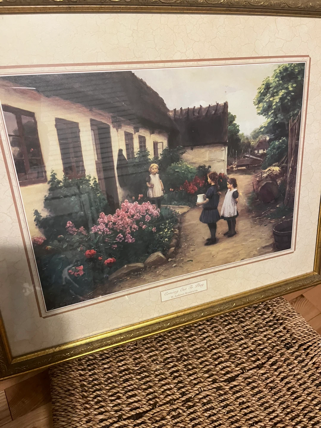 H. Andersen Brendekilde Framed Print 22.5X18.5 inches - photo 4