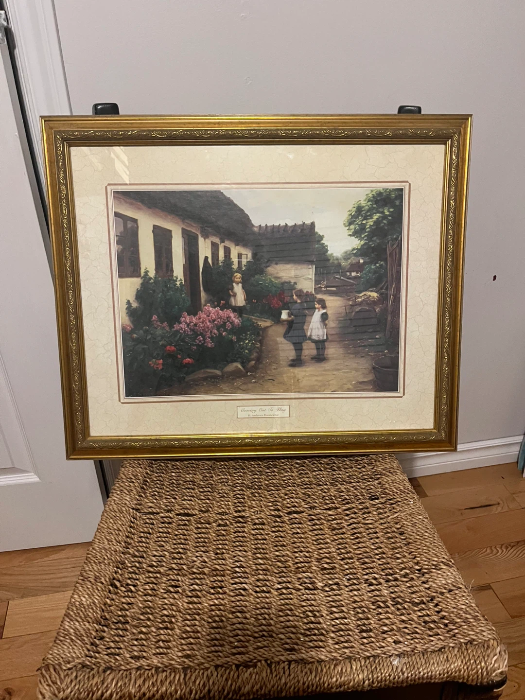 H. Andersen Brendekilde Framed Print 22.5X18.5 inches