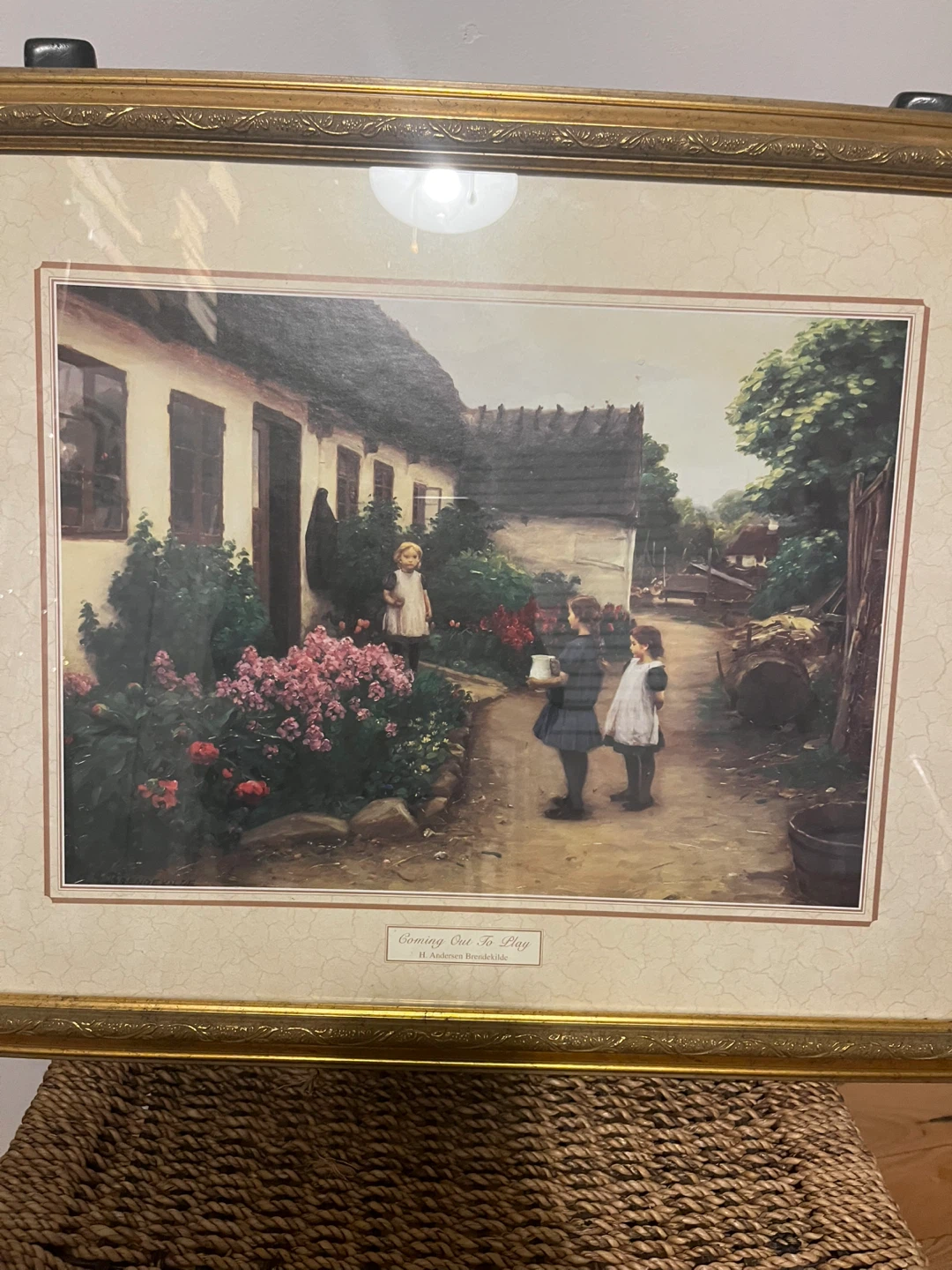 H. Andersen Brendekilde Framed Print 22.5X18.5 inches - photo 2