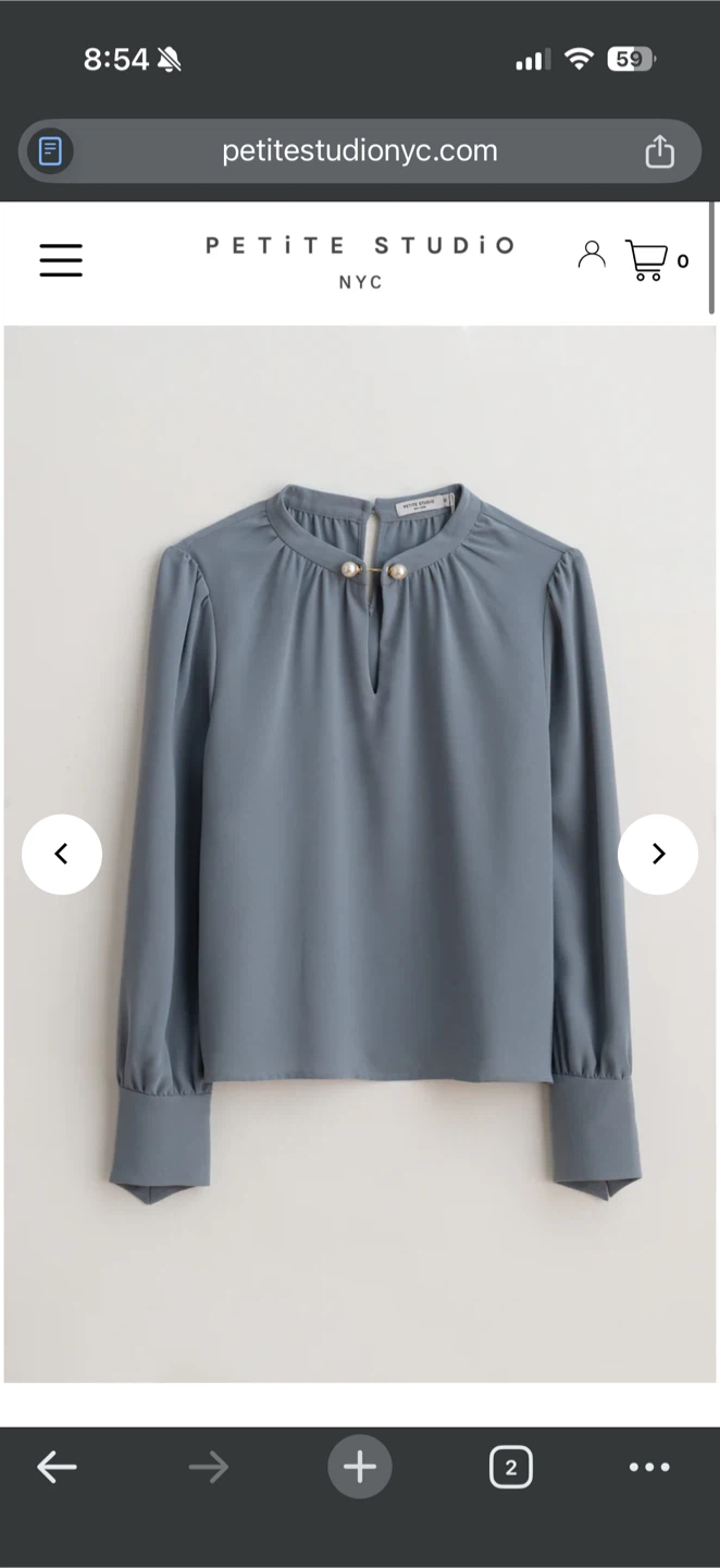 Petite studio nyc blouse size XS - photo 5