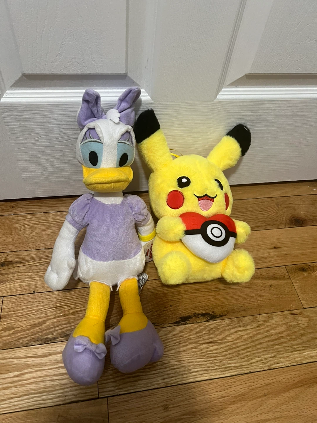 Daisy Duck & Pikachu Plush Toys