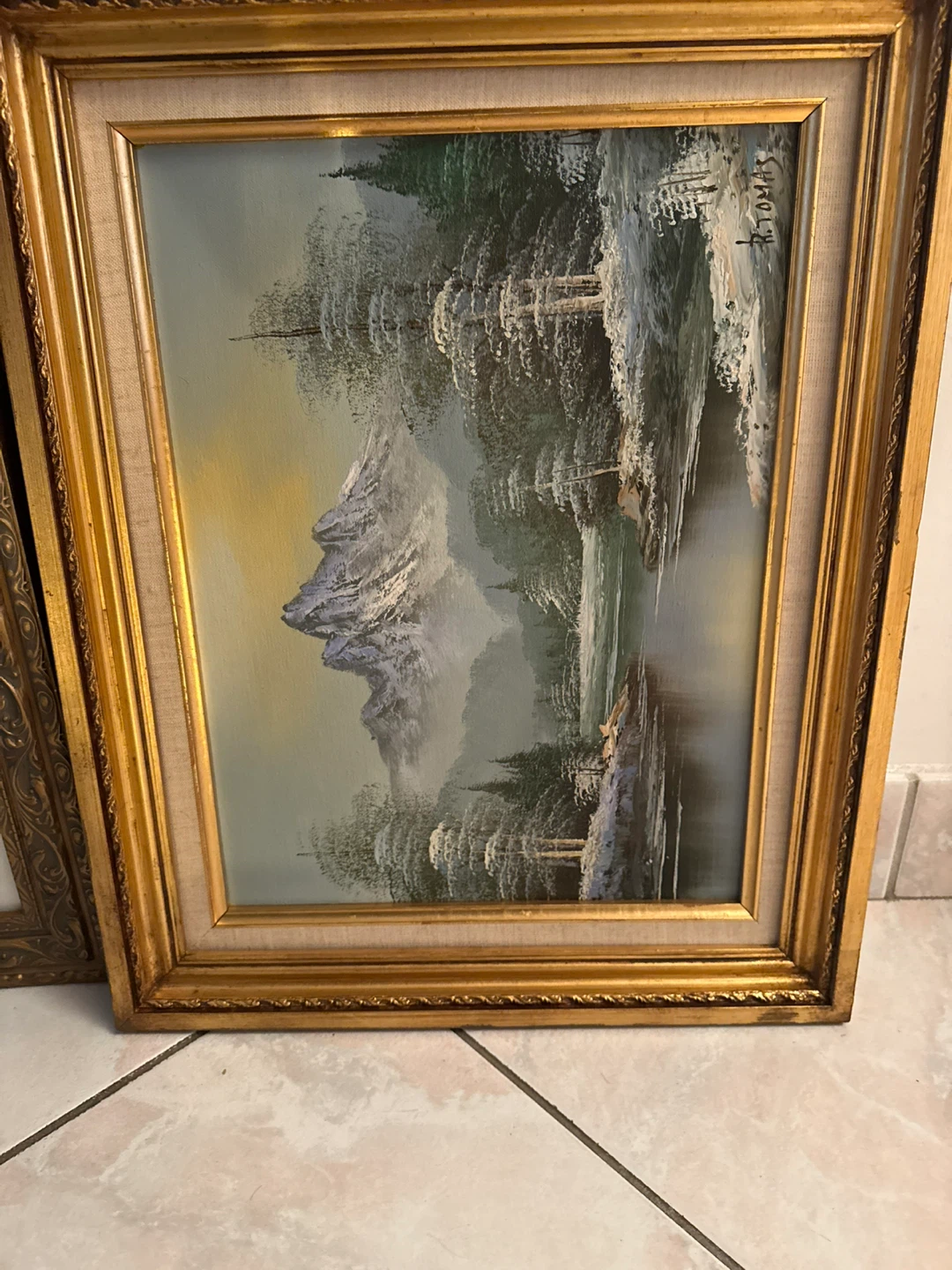 Framed Landscape Painting