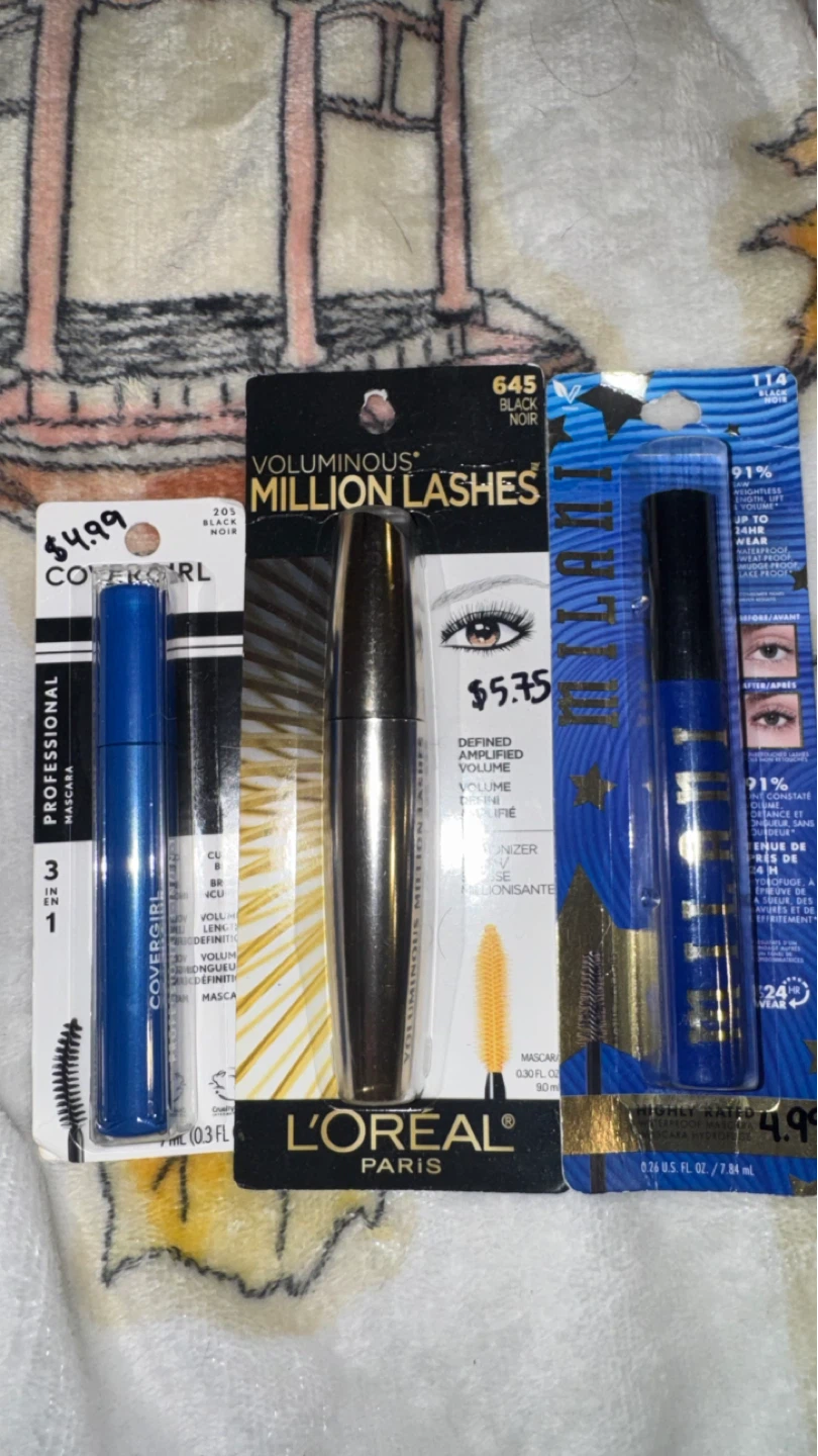 New Mascara Bundle: L'Oreal, Covergirl, Milani
