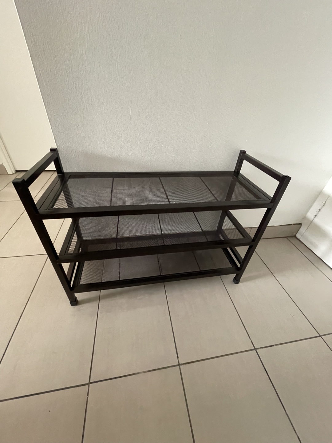 Metal 3-Tier Shoe Rack - photo 2
