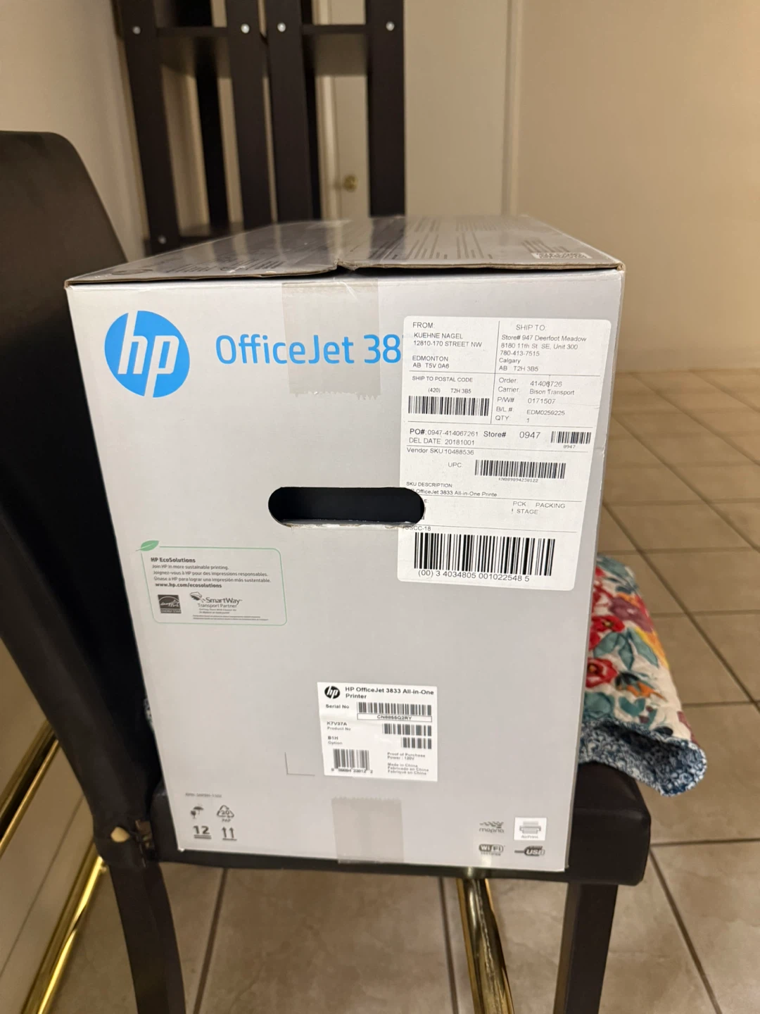 HP OfficeJet 3833 All-in-One Printer - Like New! - photo 2