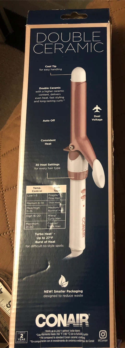 Conair Double Ceramic 1-inch Curling Iron - photo 2