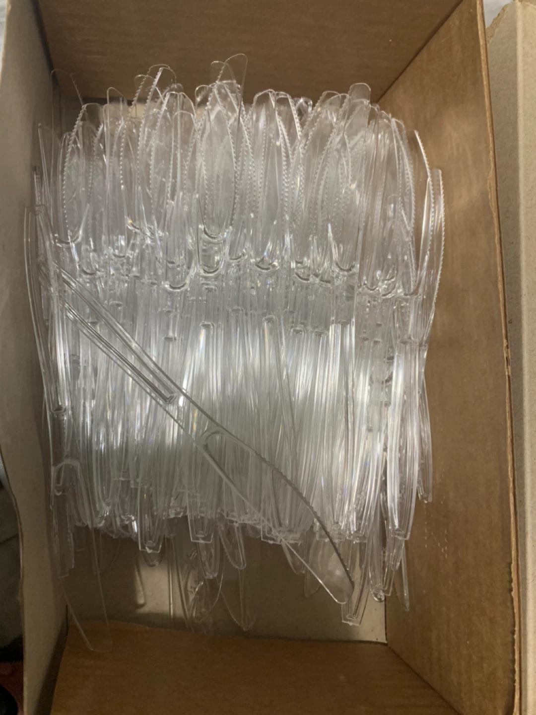 Clear Plastic Cutlery Knives