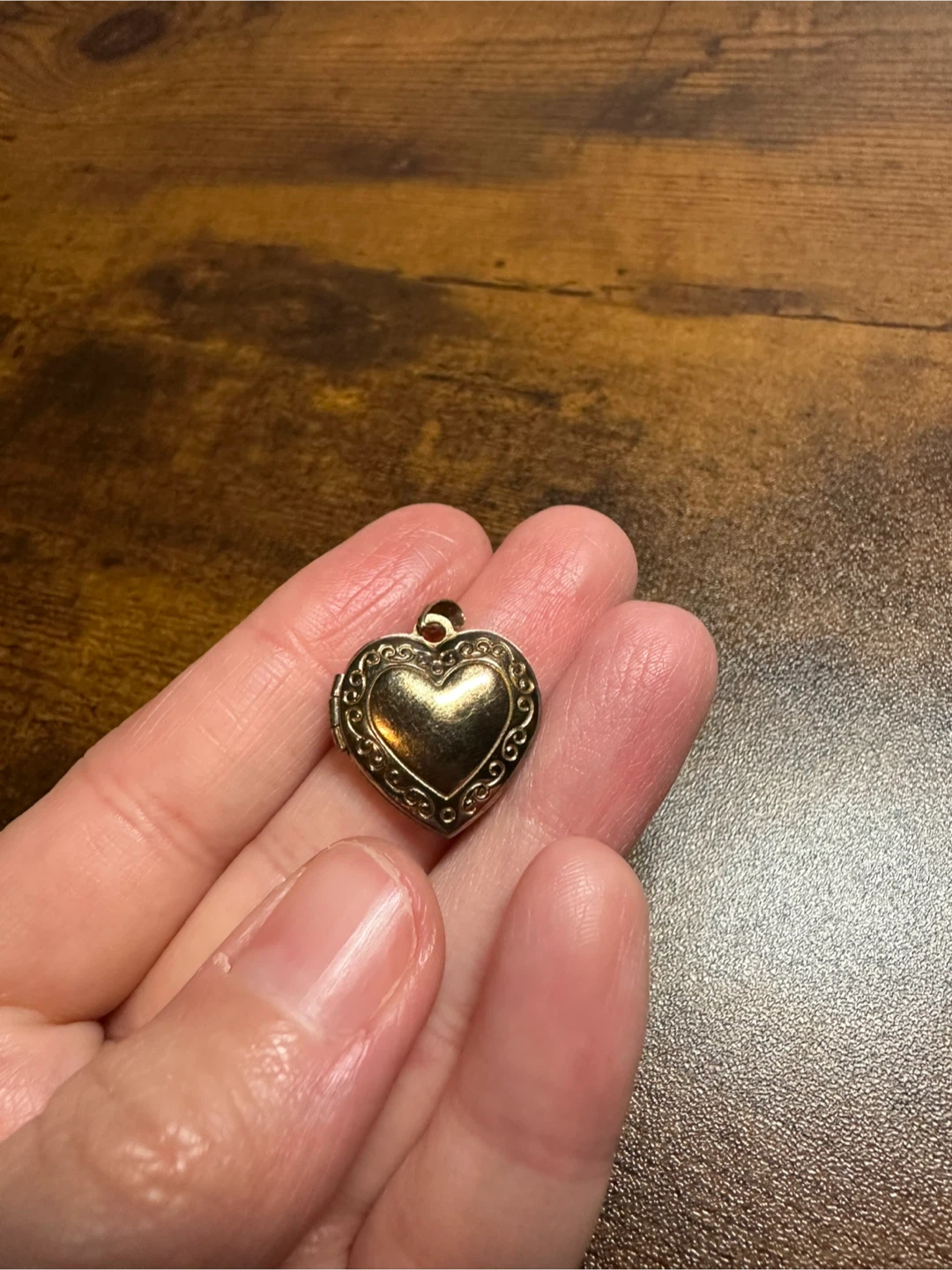 10k Gold and Sterling Silver Locket