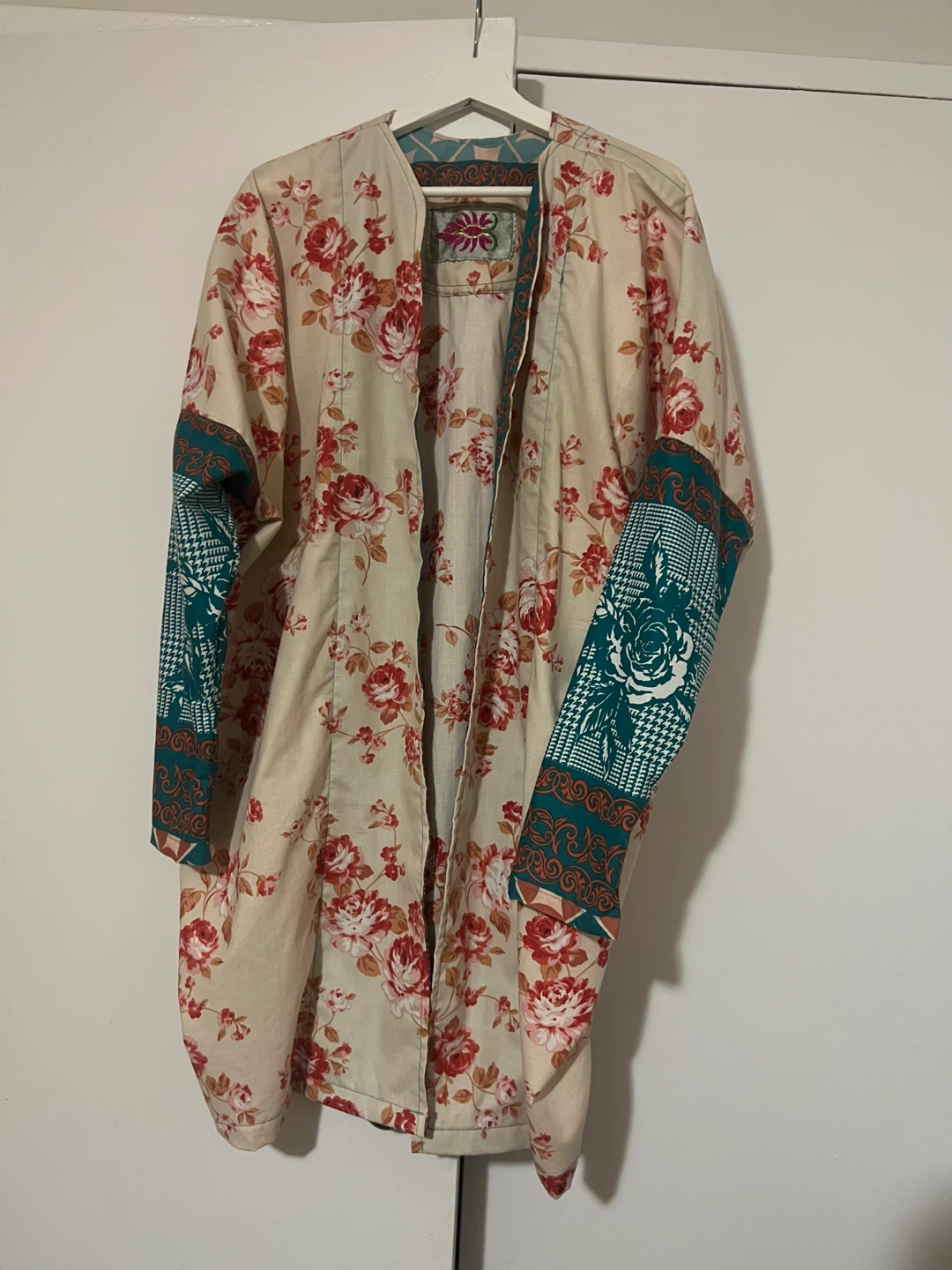 Hand made Floral Print Kimono - photo 2
