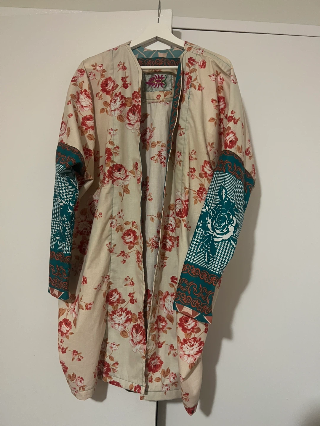 Hand made Floral Print Kimono