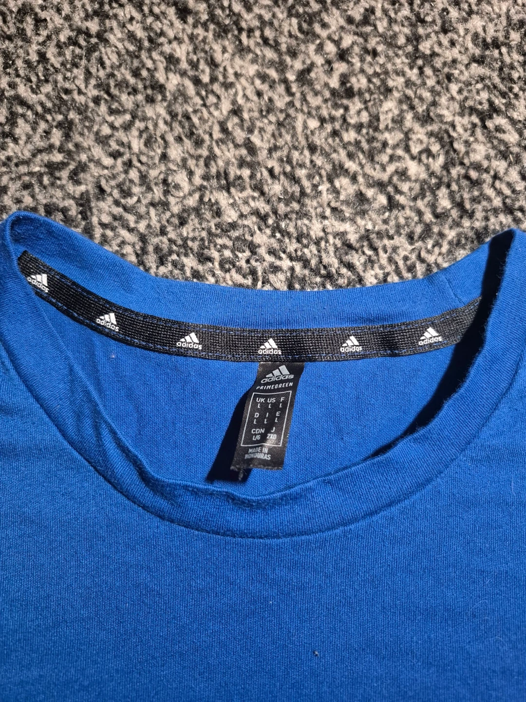 Plain blue adidas t shirt - photo 3
