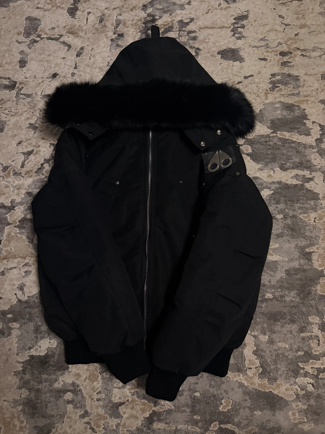 Moose Knuckles Fusion L/G Black Down Jacket