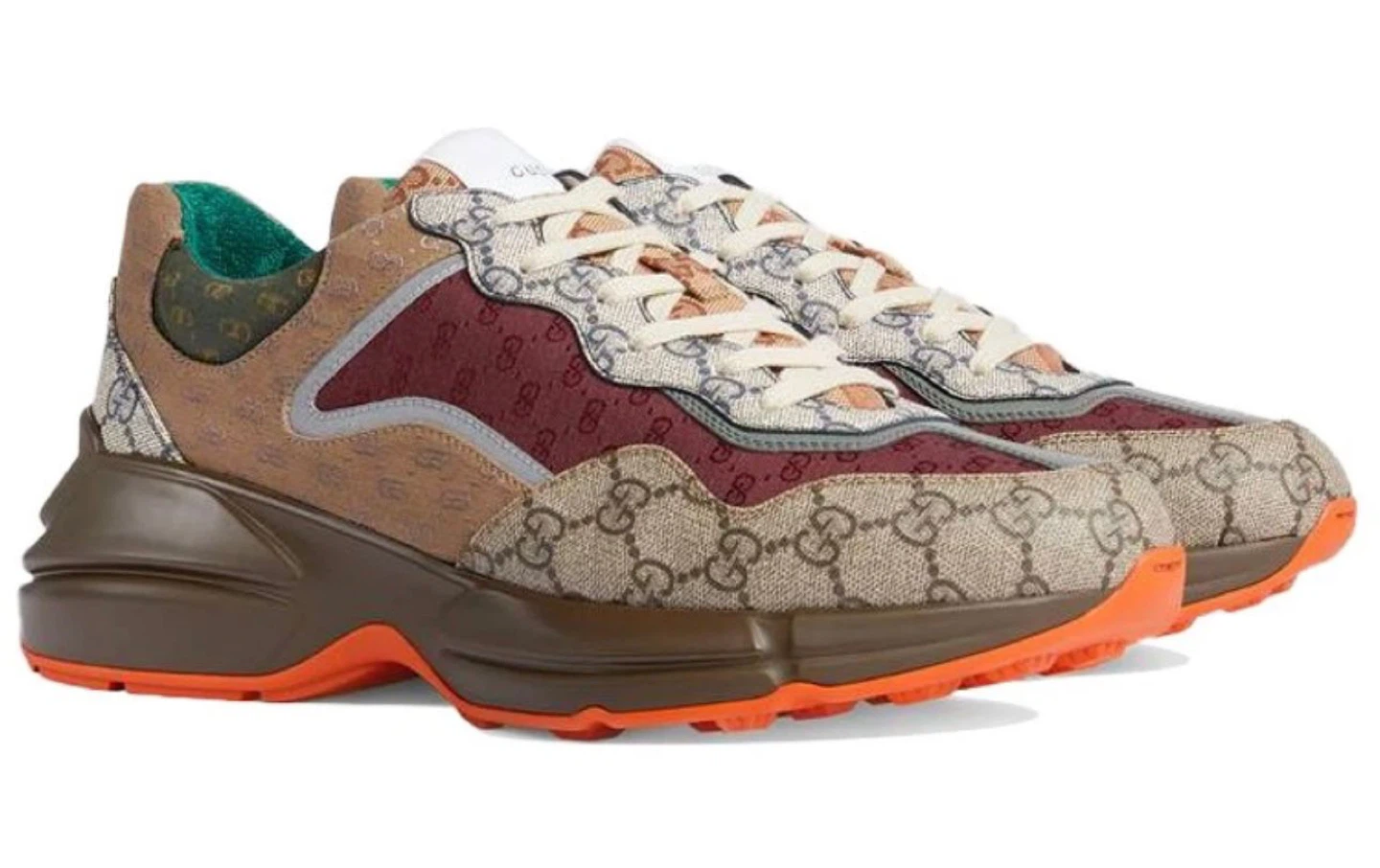 Gucci Beige/Brown Chunky Sneakers - photo 2
