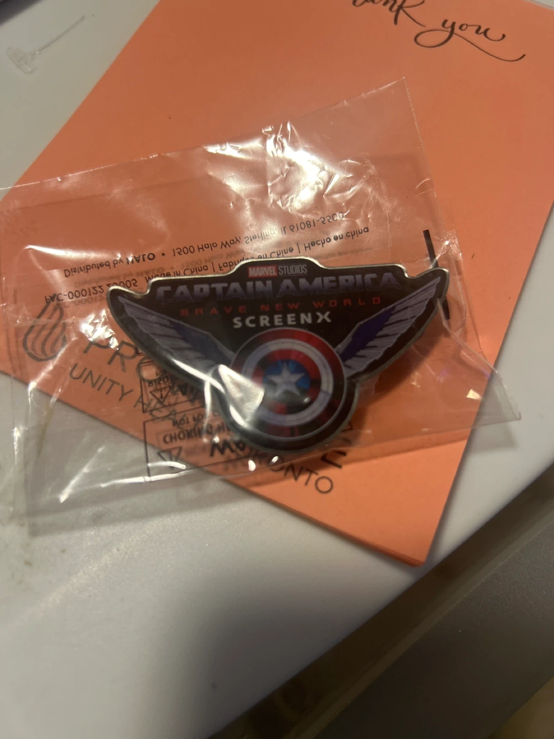 Captain America Brave New World Pin