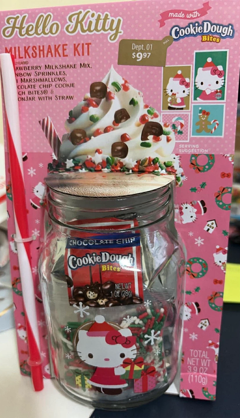 Hello Kitty® - Chocolate Chip Cookie Dough Bites® Milk Shake Kit