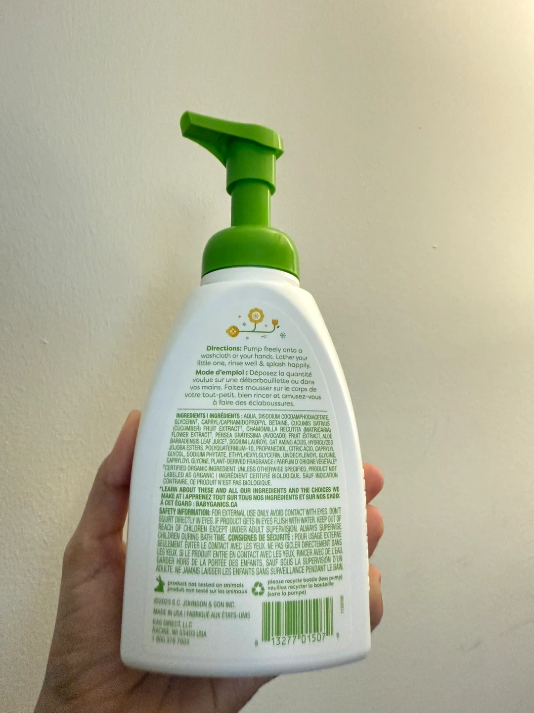 Babyganics Foaming Shampoo & Body Wash 473 mL - photo 3