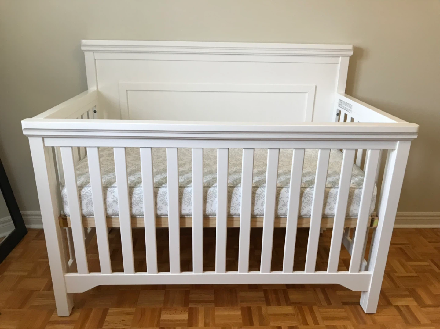 White Baby Crib