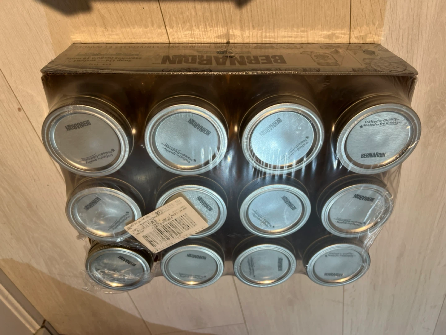 New Bernardin Mason Jars - 12 Pack 500mL