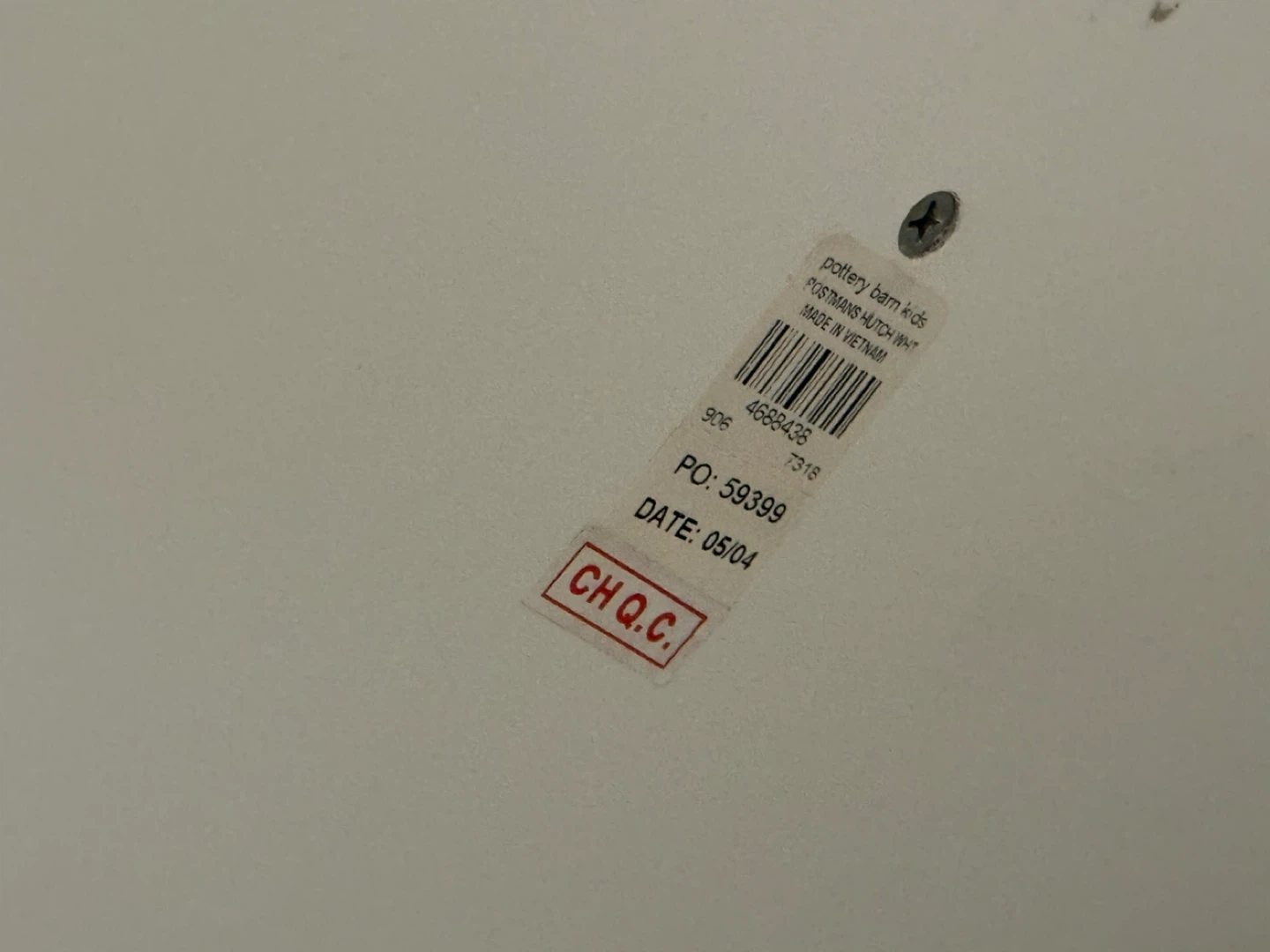 Pottery Barn table shelf Hutch- White - photo 5