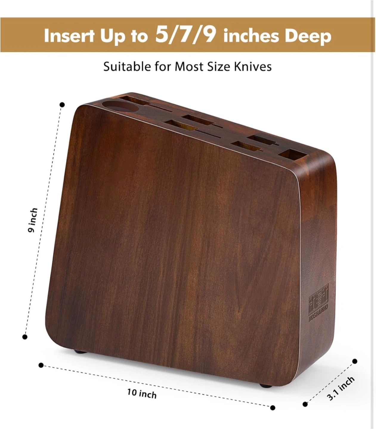 Magnetic Knife Block 10 x 9 Inches, Double Sided - photo 3