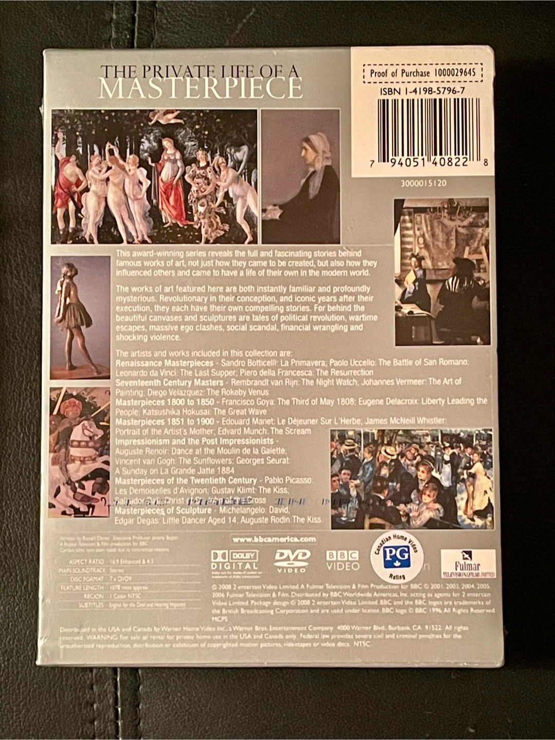 NEW The Private Life of a Masterpiece DVD Set - photo 2