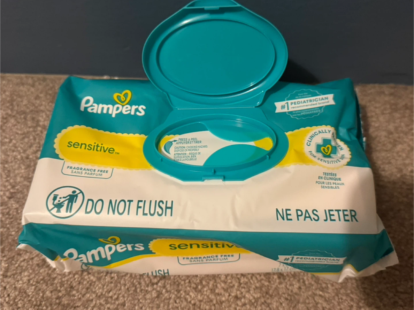 Pampers Sensitive Baby Wipes - 84 Count