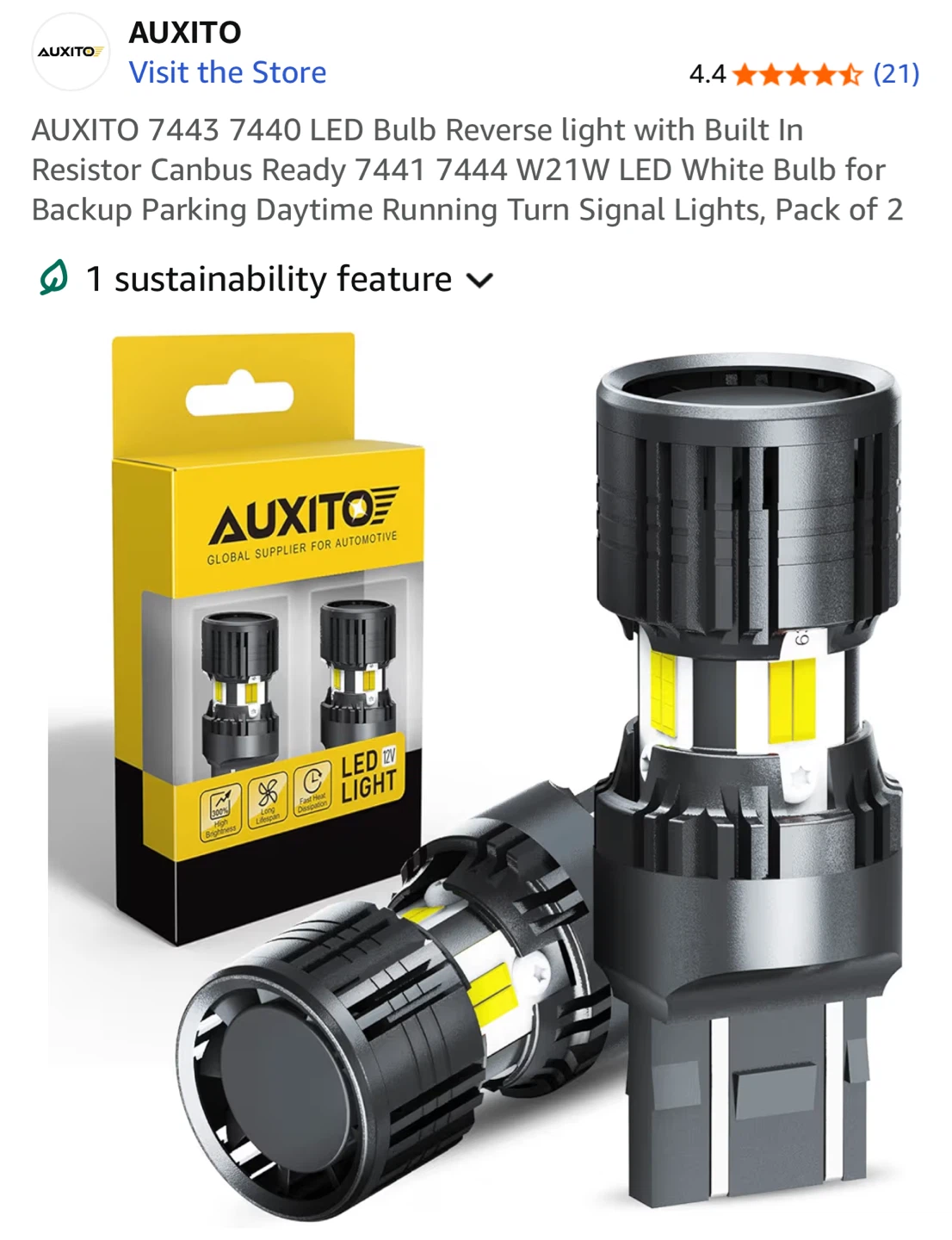AUXITO 7443 7440 LED Bulb - New