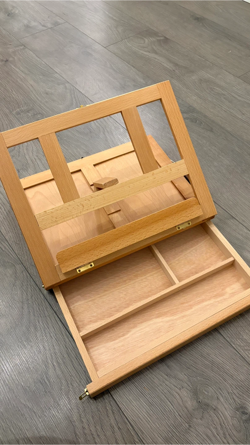 Wooden Artist Sketch Box Easel