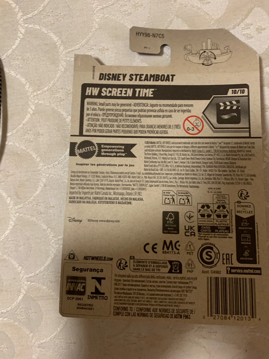 Disney Mickey Mouse Hot Wheels - Disney Steamboat - photo 2