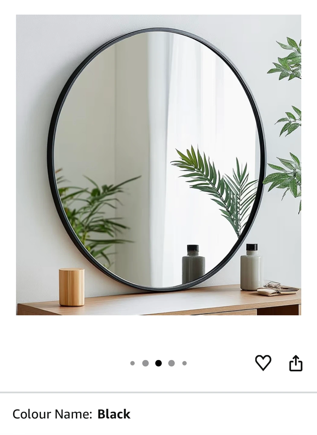 Mirror - Black Frame
