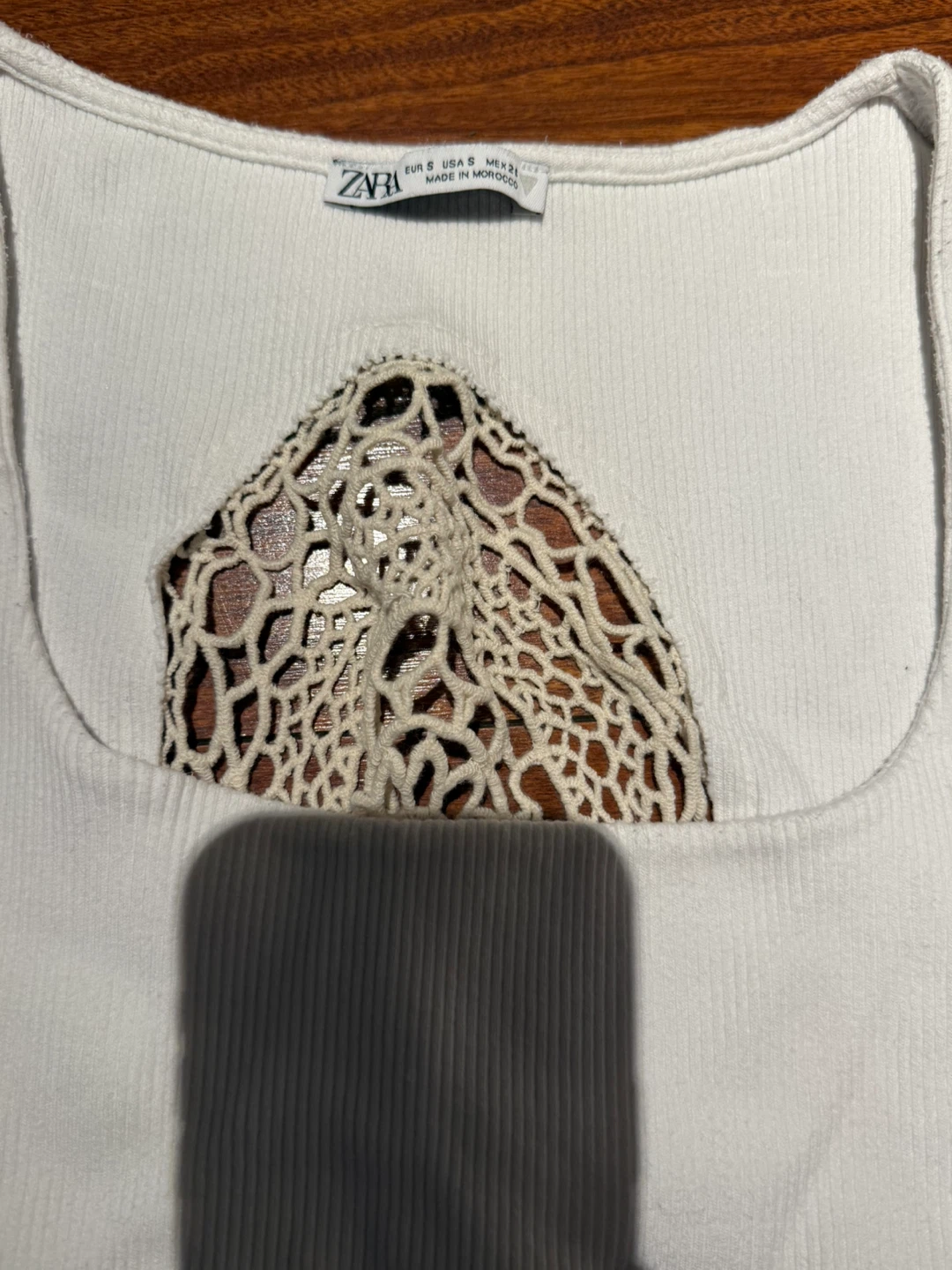 Zara White Bodysuit - Size S - photo 3