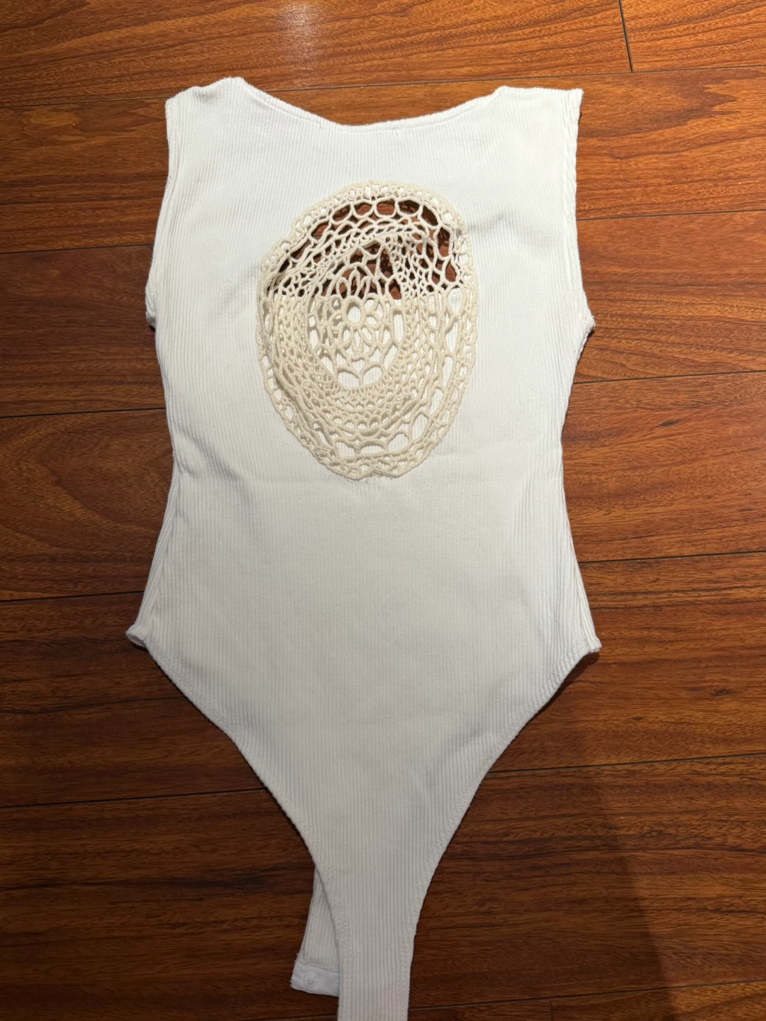 Zara White Bodysuit - Size S - photo 2