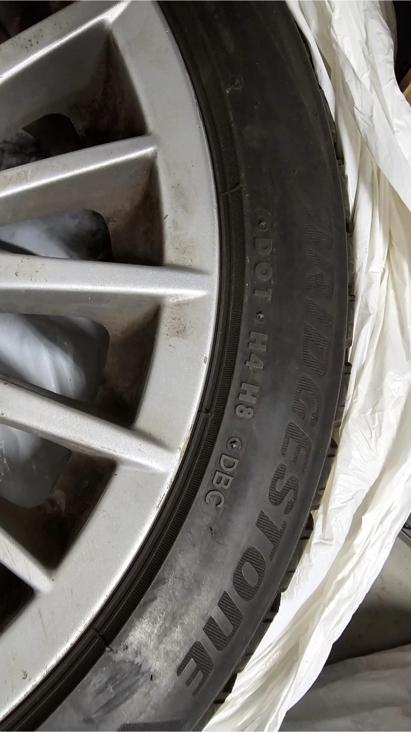 Winter Tires on Original BMW 3-Series Rims Plus One Extra Spare - photo 5