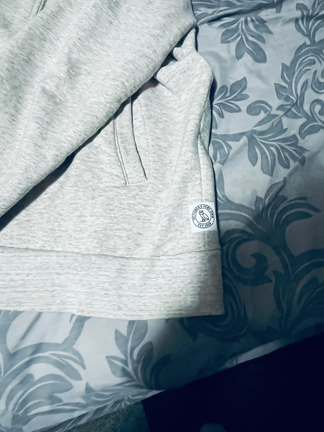 OVO Full Zip Jacket, Light Grey - photo 2