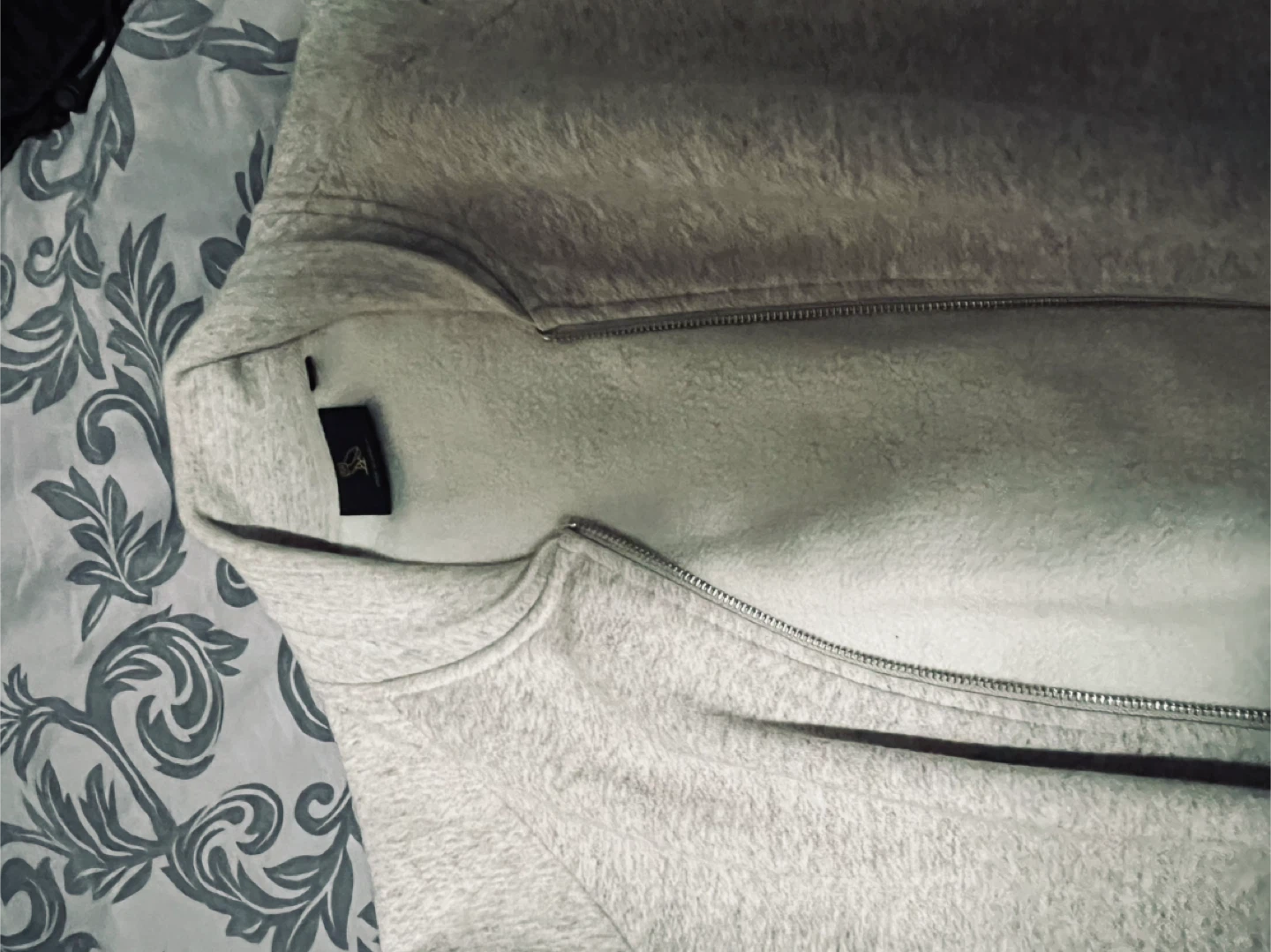 OVO Full Zip Jacket, Light Grey - photo 3