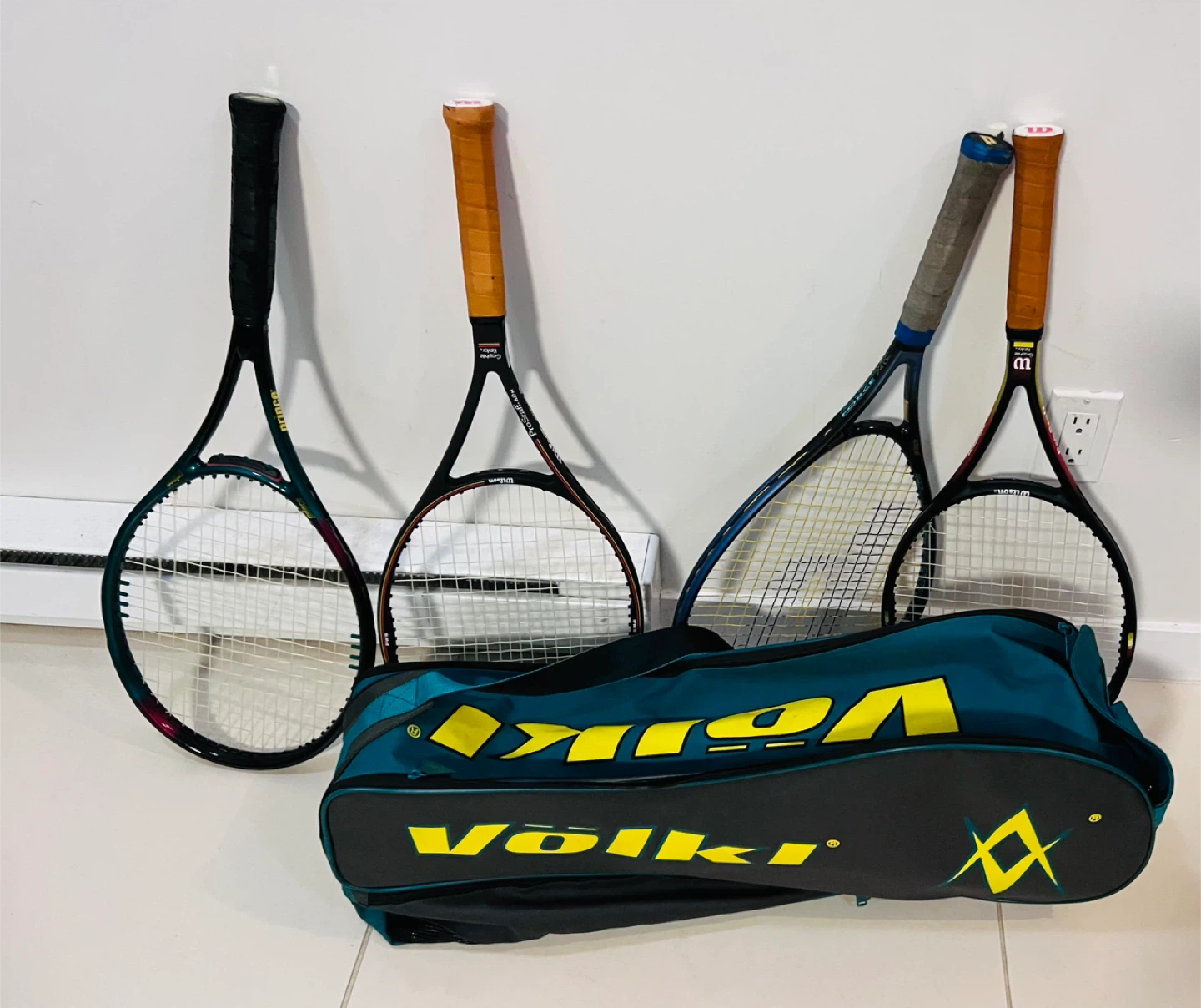 Wilson Pro Staff Law & Prince Force 110 Tennis Racquets
