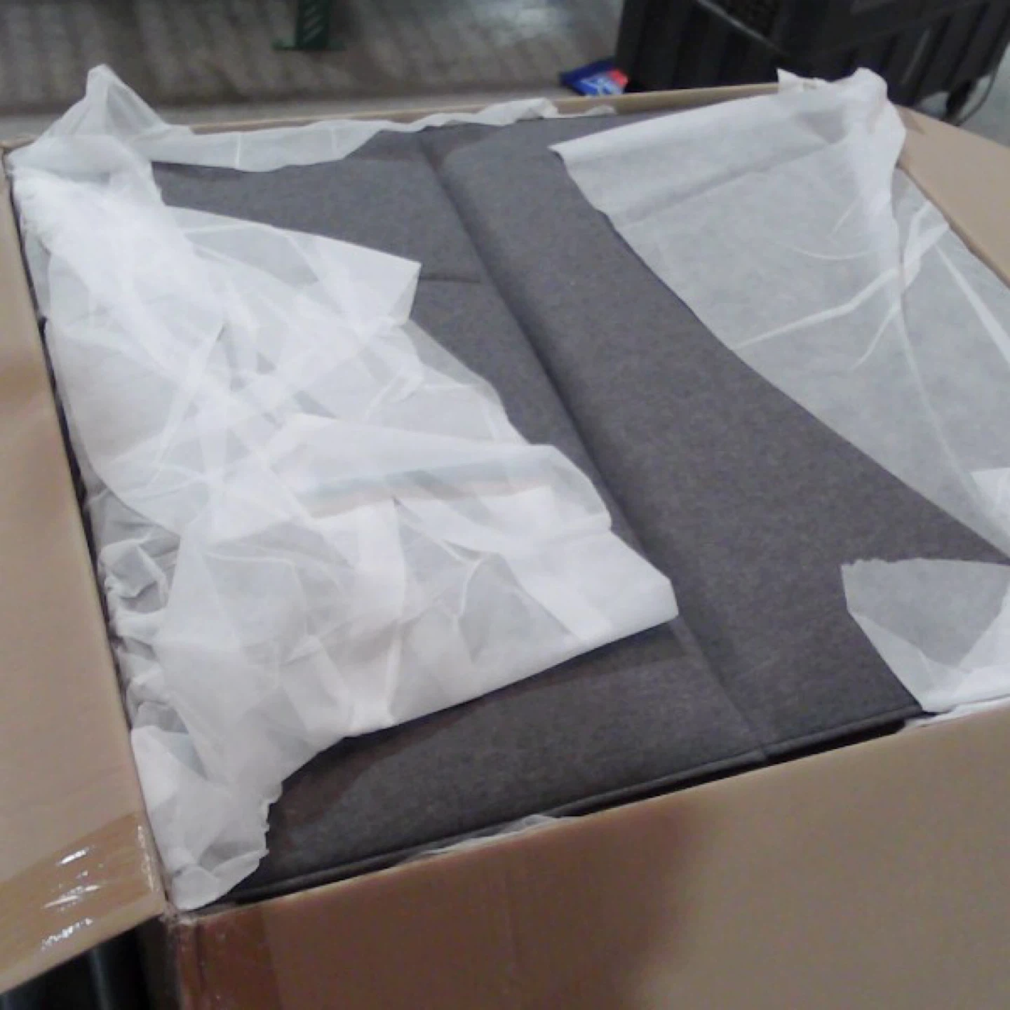 DHP Paxson Linen Futon Sofa Bed- Grey - photo 3