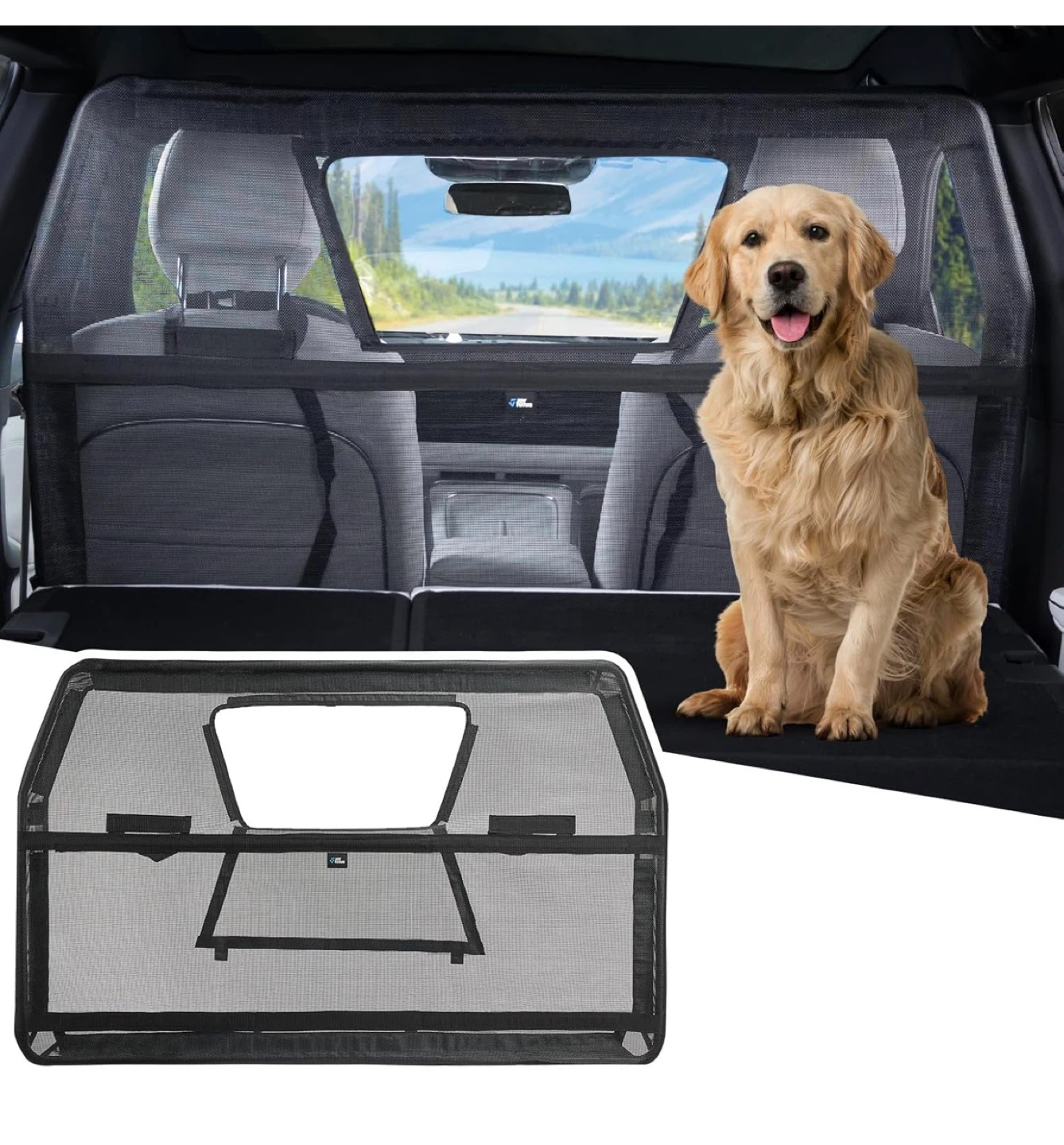 Car Safety Pet Barrier - 52 x 31 inches