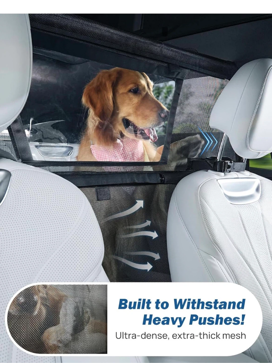 Car Safety Pet Barrier - 52 x 31 inches - photo 3