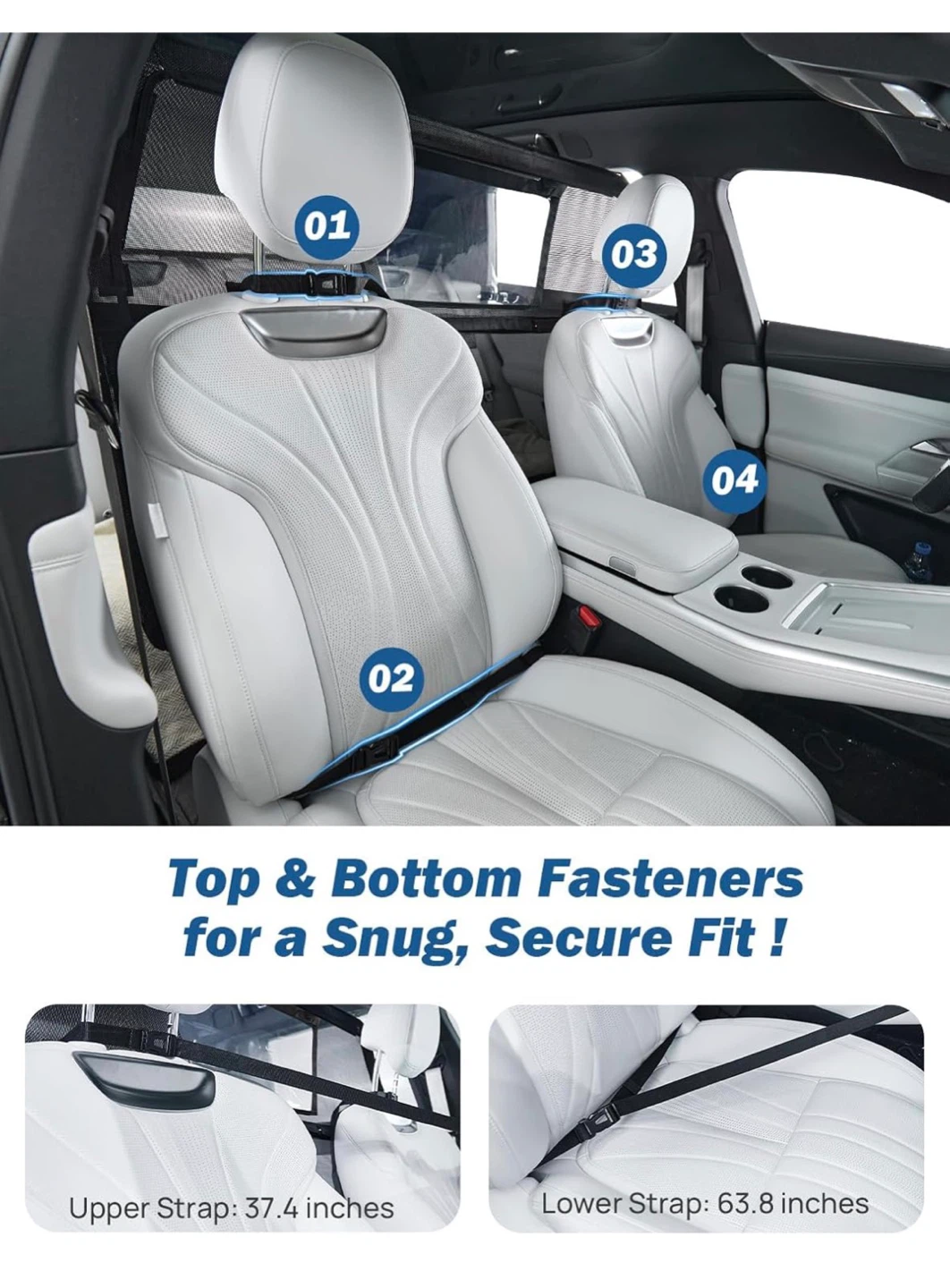 Car Safety Pet Barrier - 52 x 31 inches - photo 4