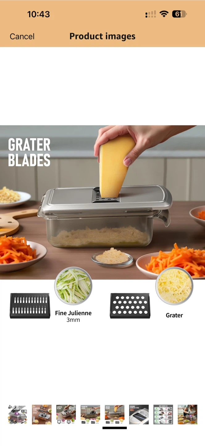 9 in 1 Stainless Steel Vegetable Chopper - Moving Oit Sale - photo 5