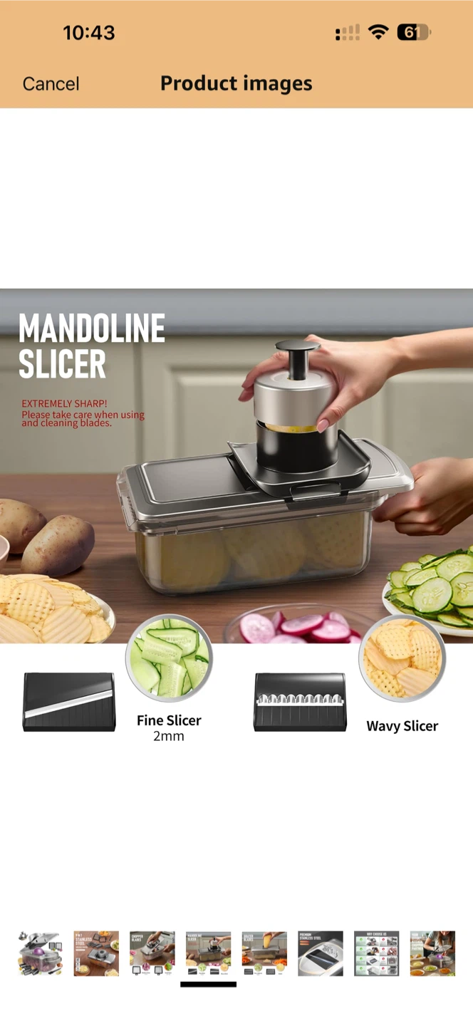 9 in 1 Stainless Steel Vegetable Chopper - Moving Oit Sale - photo 4